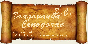 Dragovanka Crnogorac vizit kartica